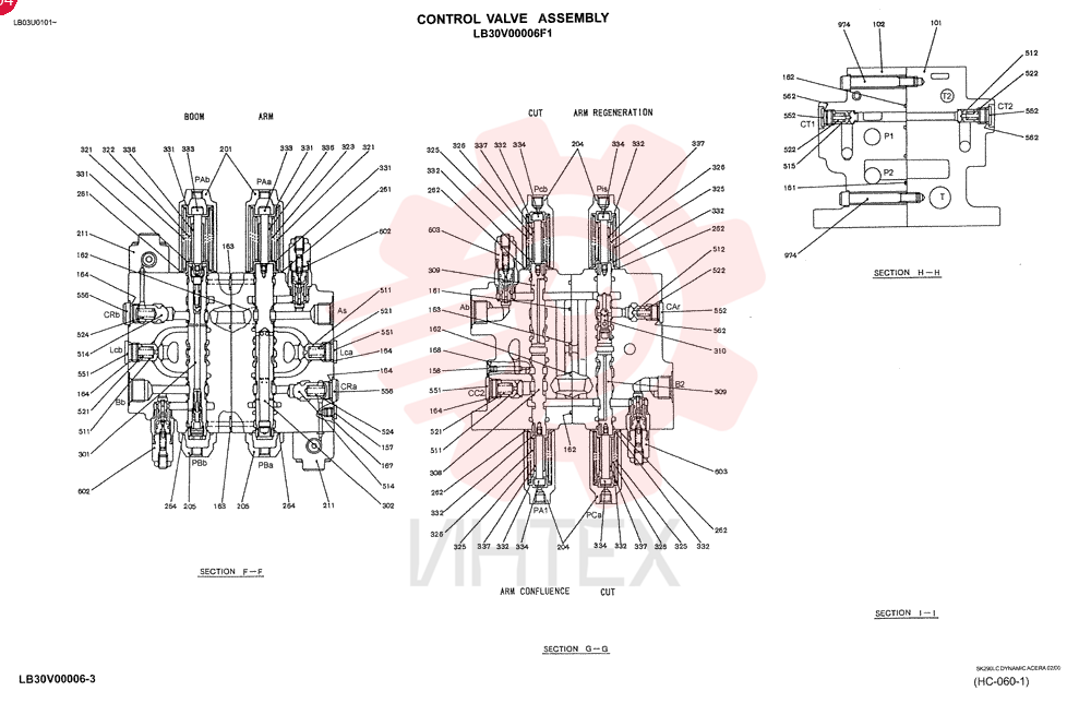 VALVE ASSY, CONTROL LB30V00006F1 (2)