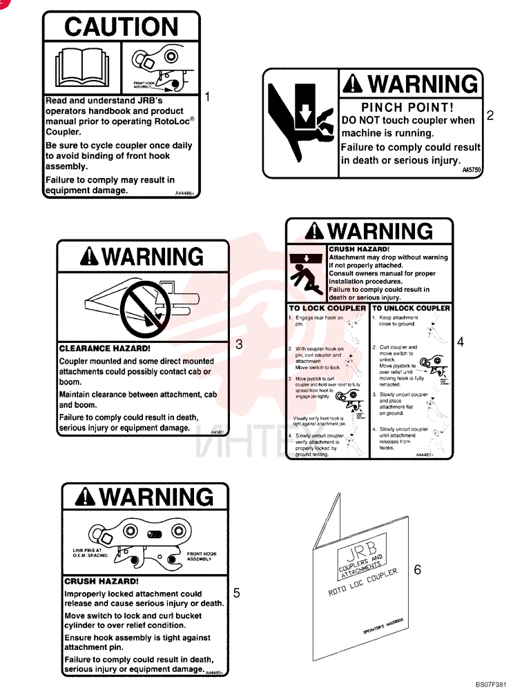 CAUTION DECAL LC32TU1061S001 (2)