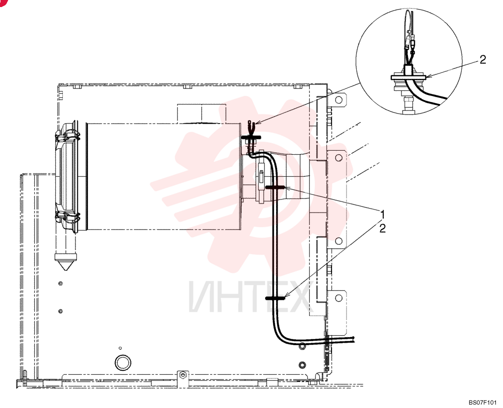 CLIP,M8 x 8.20mm Shank YN13E01375P1 (2)