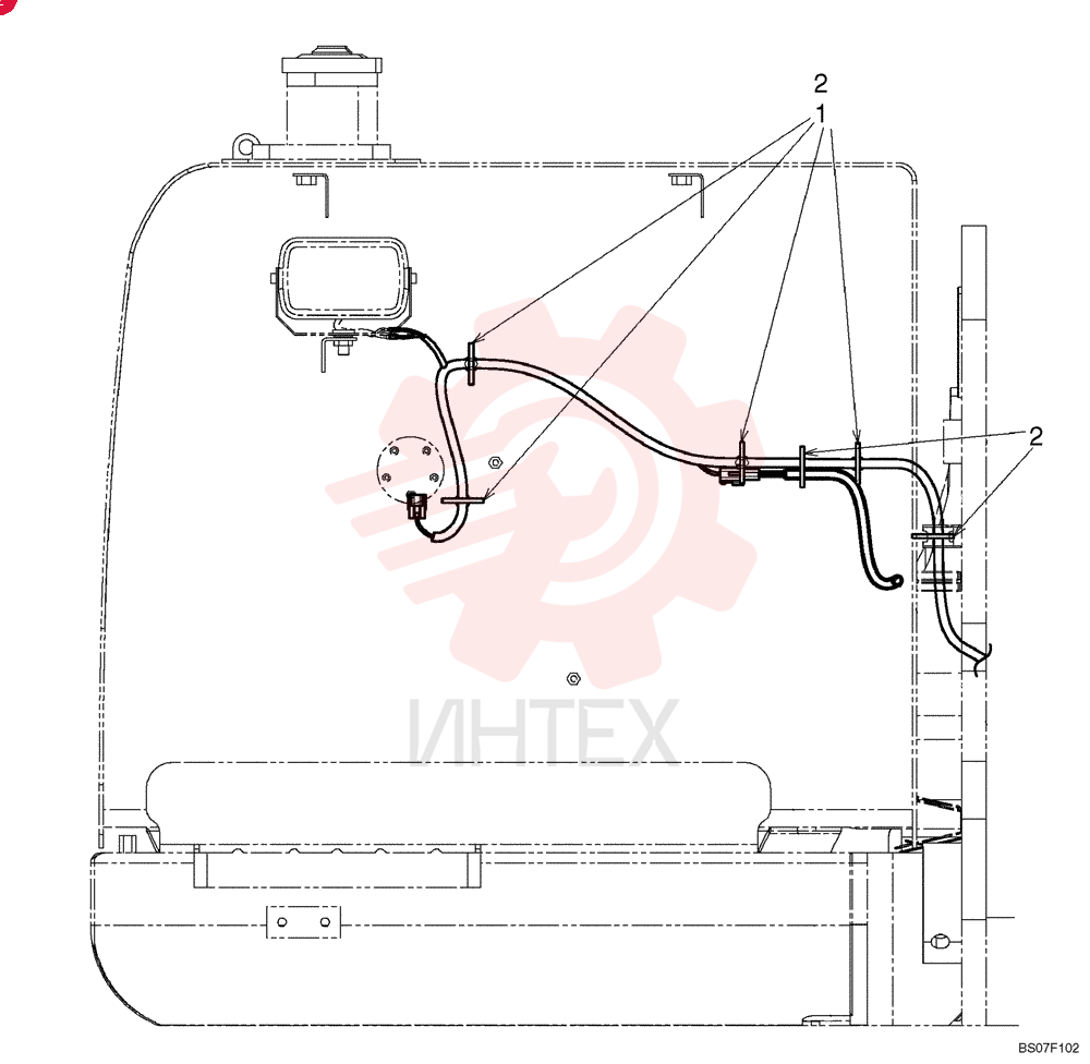 CLIP,M8 x 8.20mm Shank YN13E01375P1 (1)