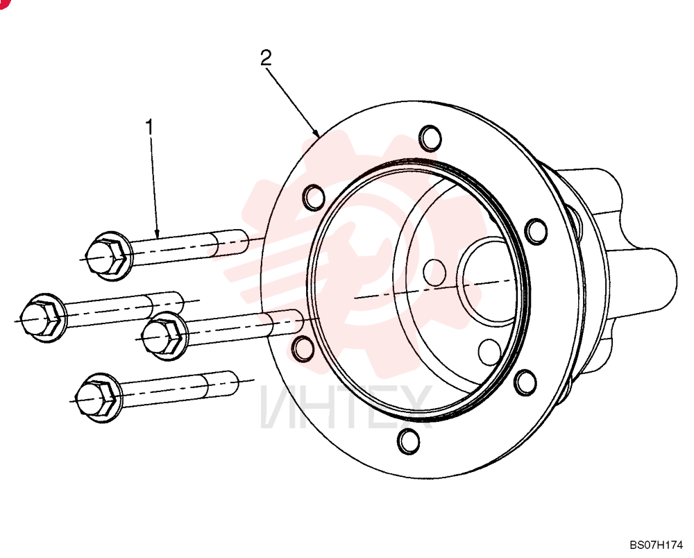 Fan Drive Pulley, Incls. Refs. 1 & 2