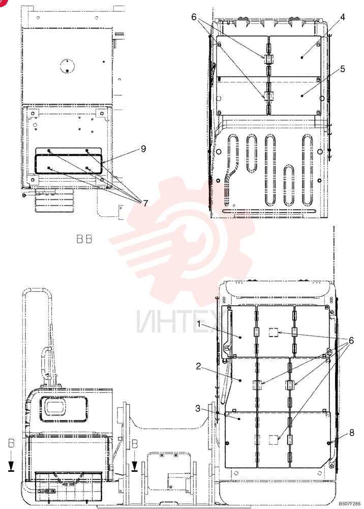 GUARD ASSY. YN25C00008F1 (1)