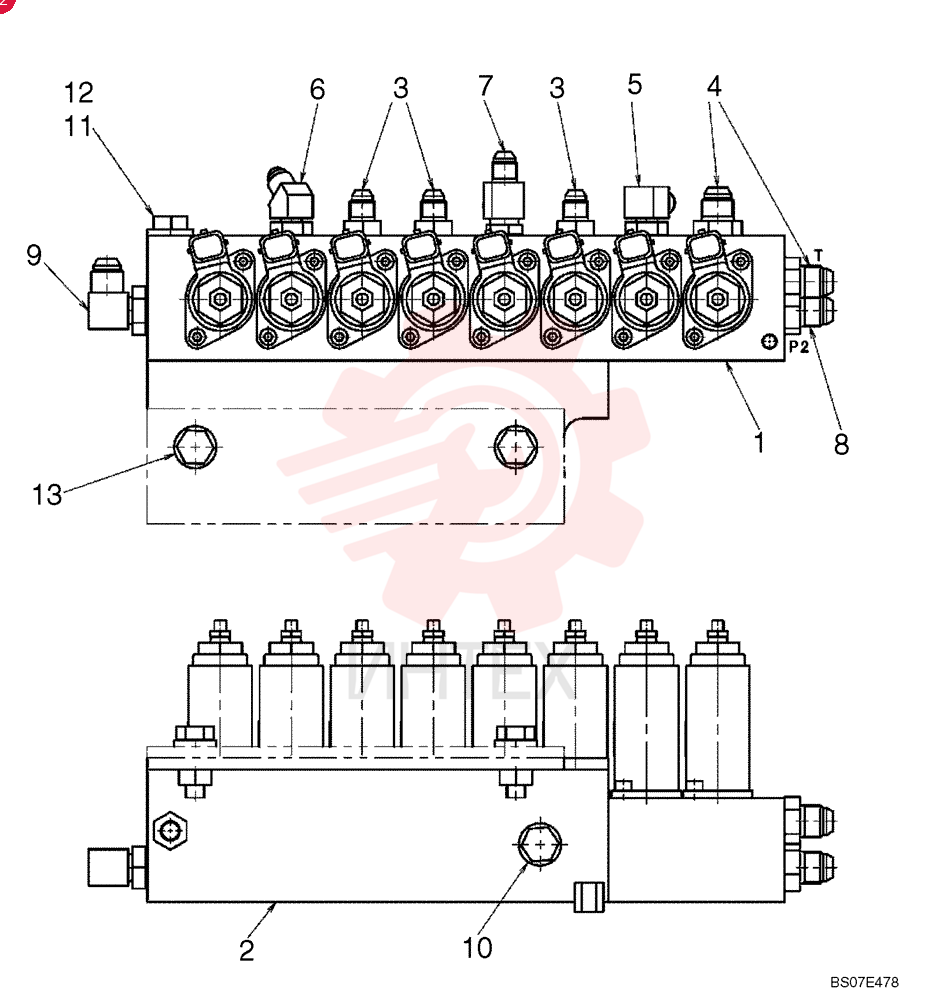 HYDRAULIC VALVE YN35V00047F1 (2)