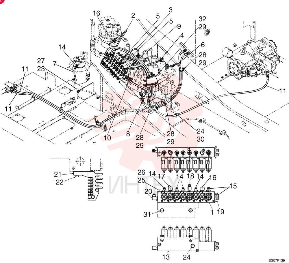 HYDRAULIC VALVE YN35V00047F1 (3)