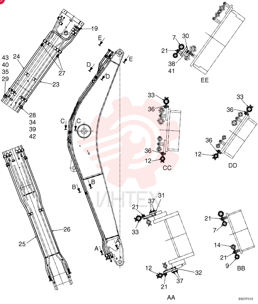 TUBE,2854.4, 413.4 mm L LB42H01200P1 (2)