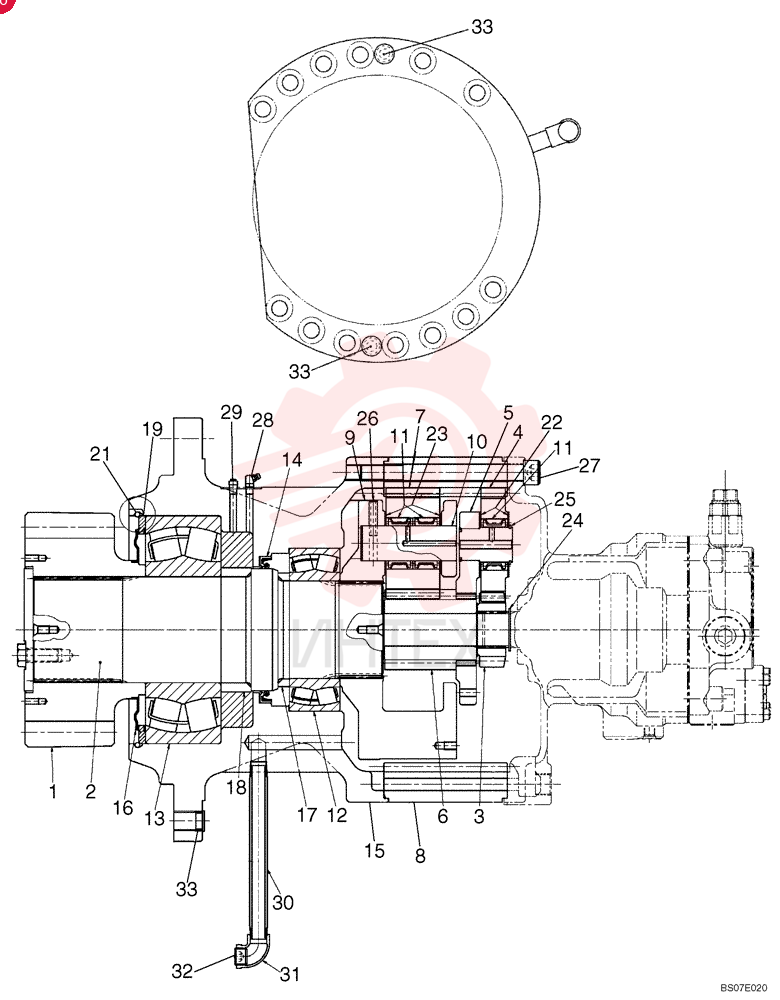 GEAR REDUCTION UNIT LB32W00010F1