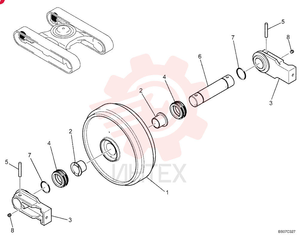 IDLER LB52D00002F3