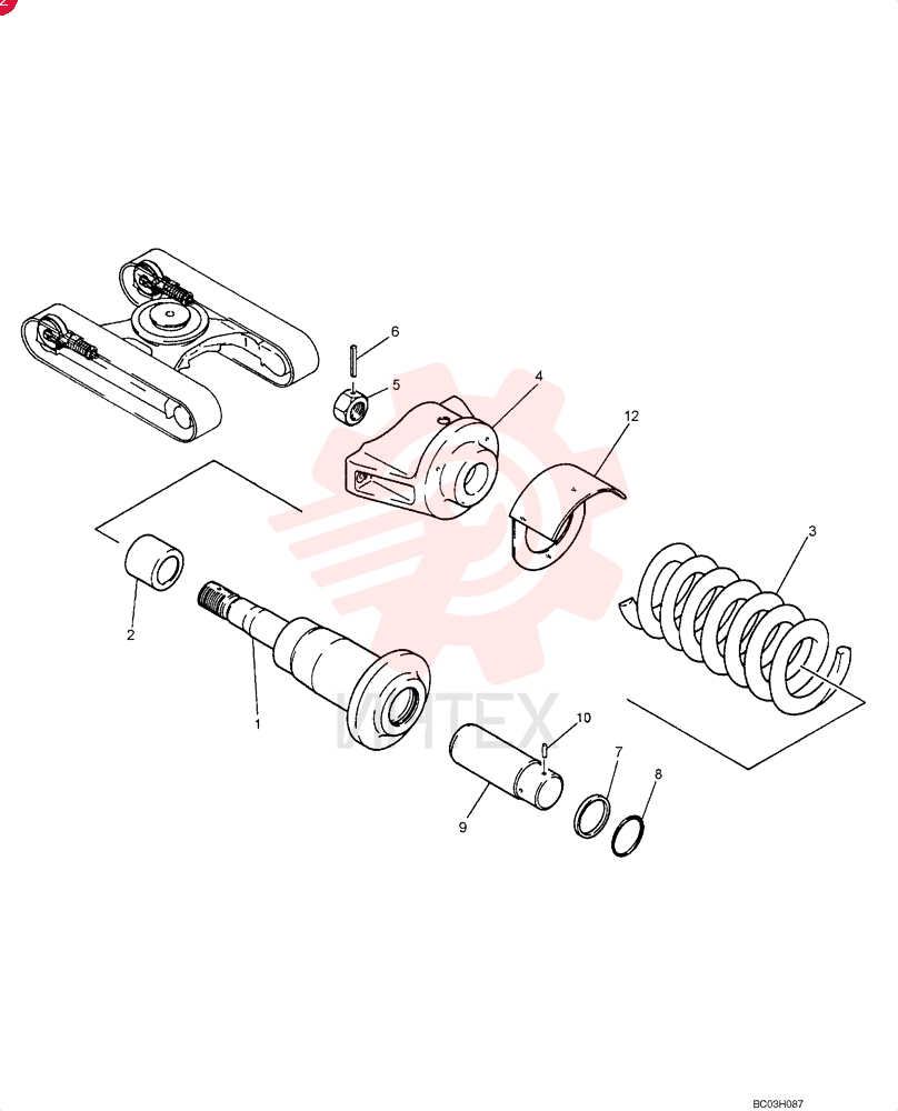 IDLER LB54D00002F1