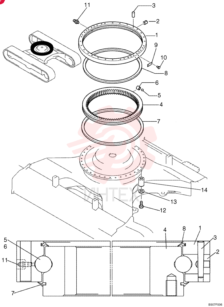 SLEWING RING LB40F00010F1