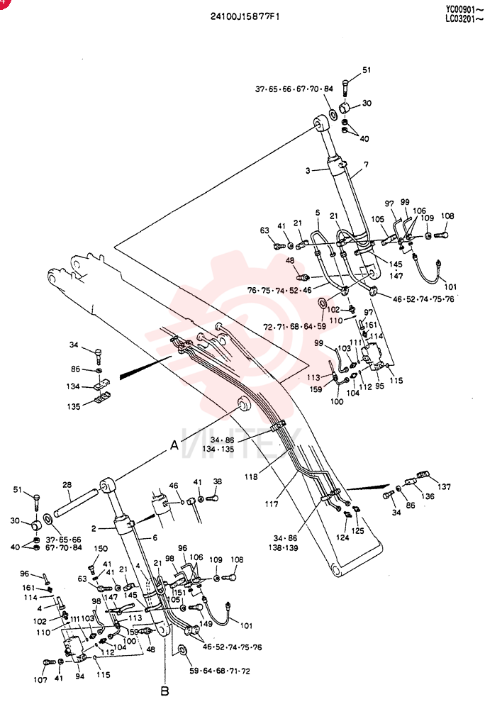 BOOM ASSY, 6.47M 24100J15877F1 (1)