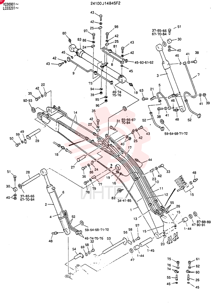 BOOM ASSY, 6.47M 24100J14845F2