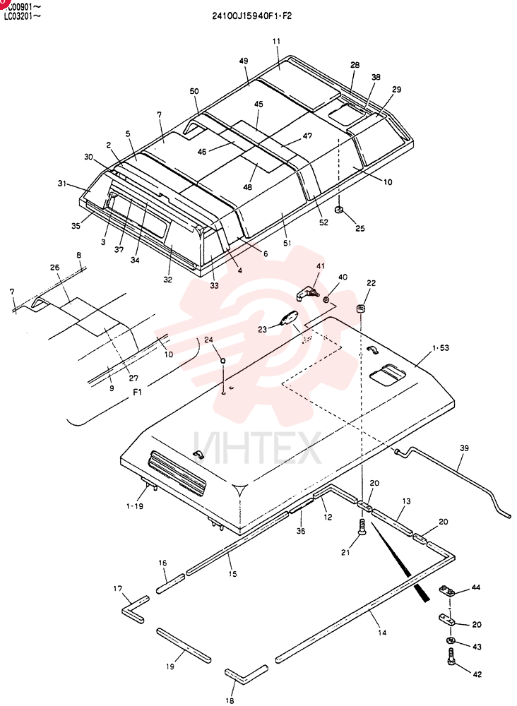 COVER ASSY, Serial Range: YC00901-YC00985
