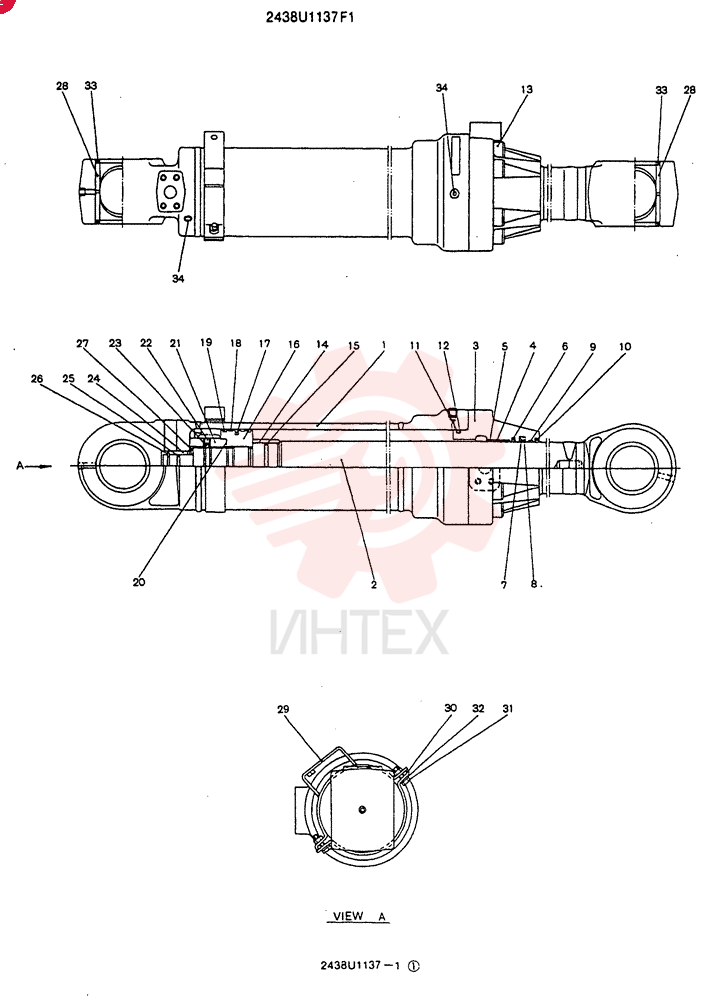 CYLINDER 2438U1137F1
