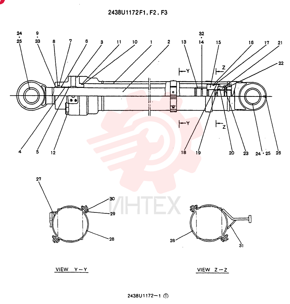 CYLINDER 2438U1172F1