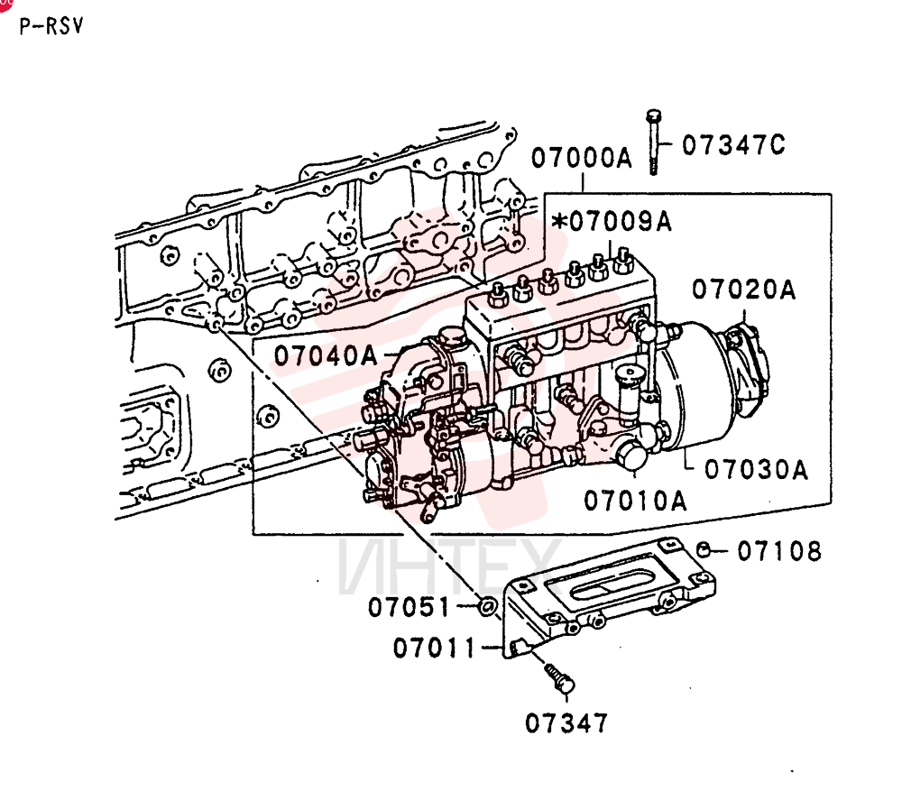 FUEL INJECTION PUMP VAME157577 (1)
