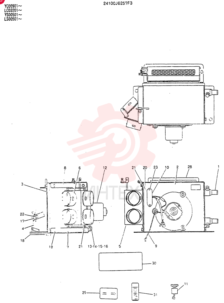 HEATER 24100J6257F3