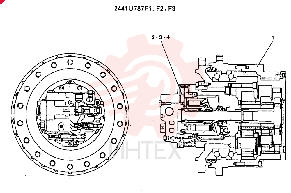 HYDRAULIC MOTOR 2441U787F1