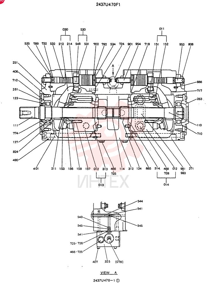 HYDRAULIC PUMP 2437U470F1
