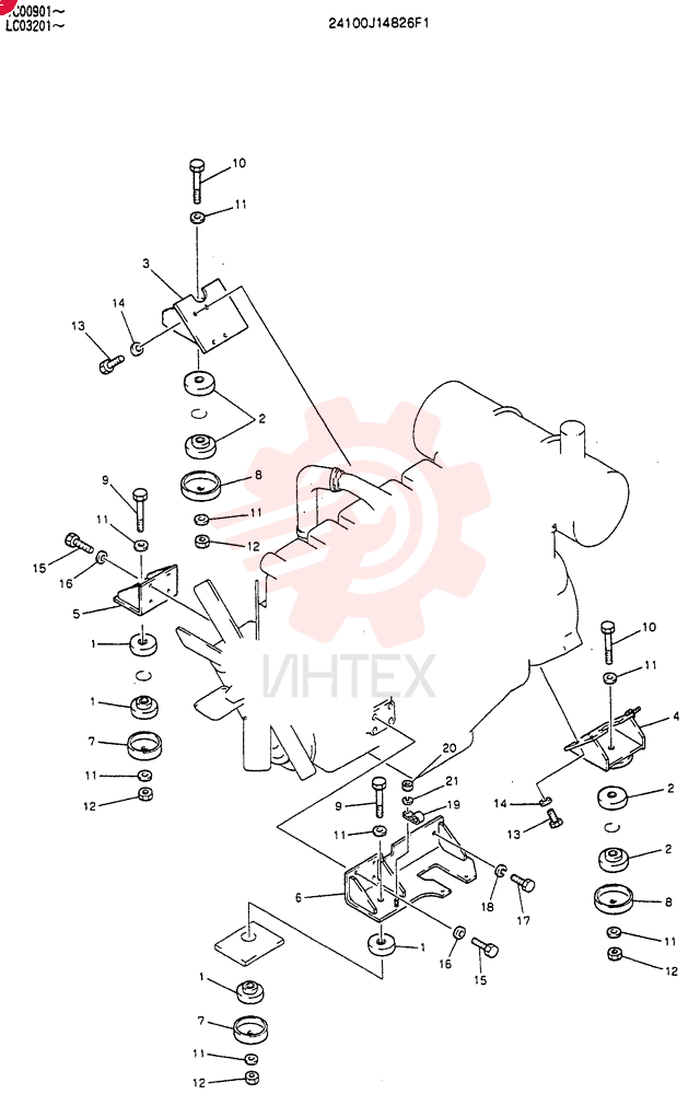 INSTAL,ENGINE 24100J14826F1