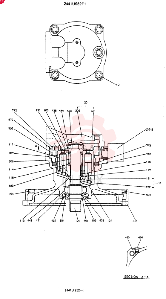 MOTOR 2441U952F1