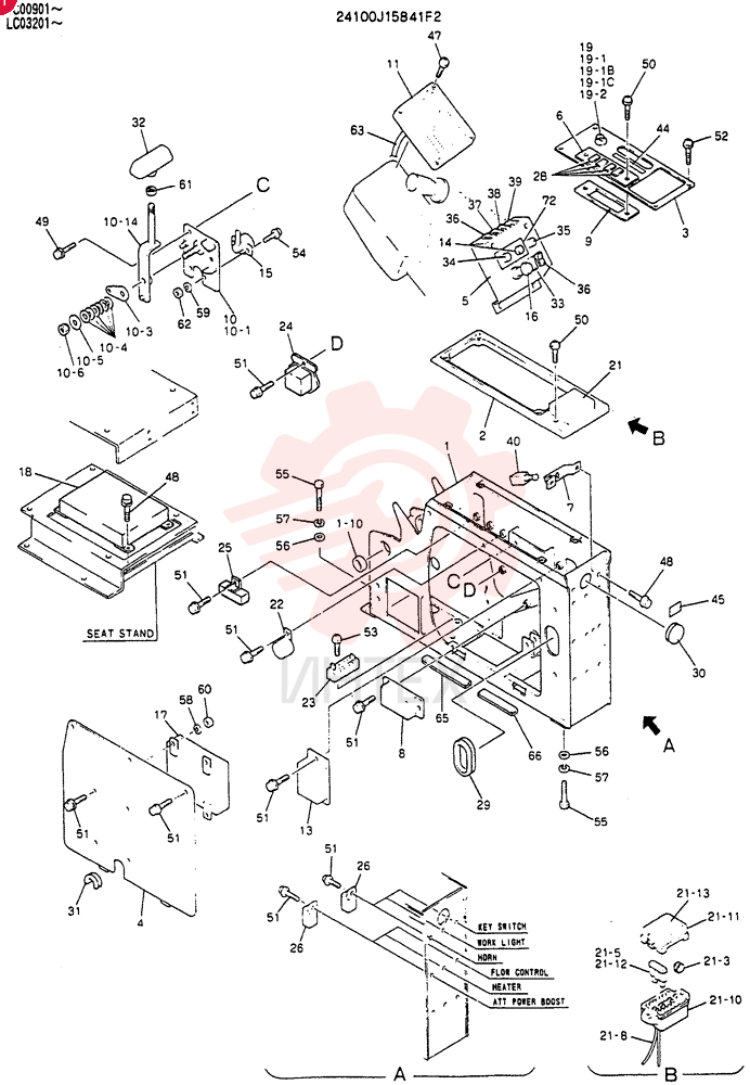 PANEL ASSY, INST 24100J15841F2 (3)