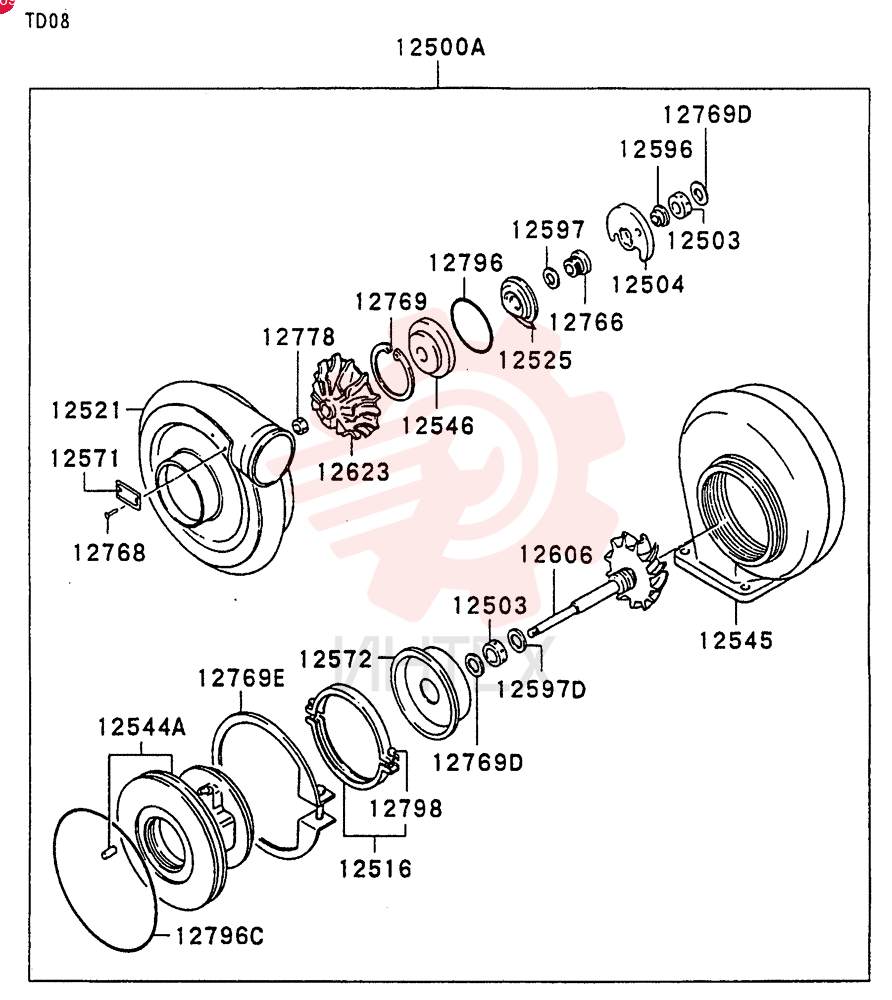 TURBOCHARGER VAME157416 (1)