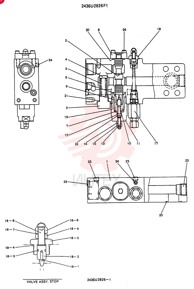 VALVE 2436U2826F1