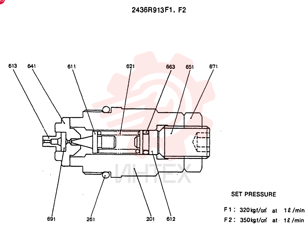 VALVE 2436R913F1