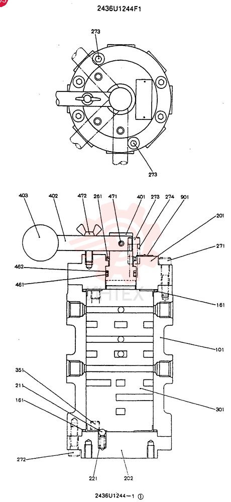 VALVE 2436U1244F1