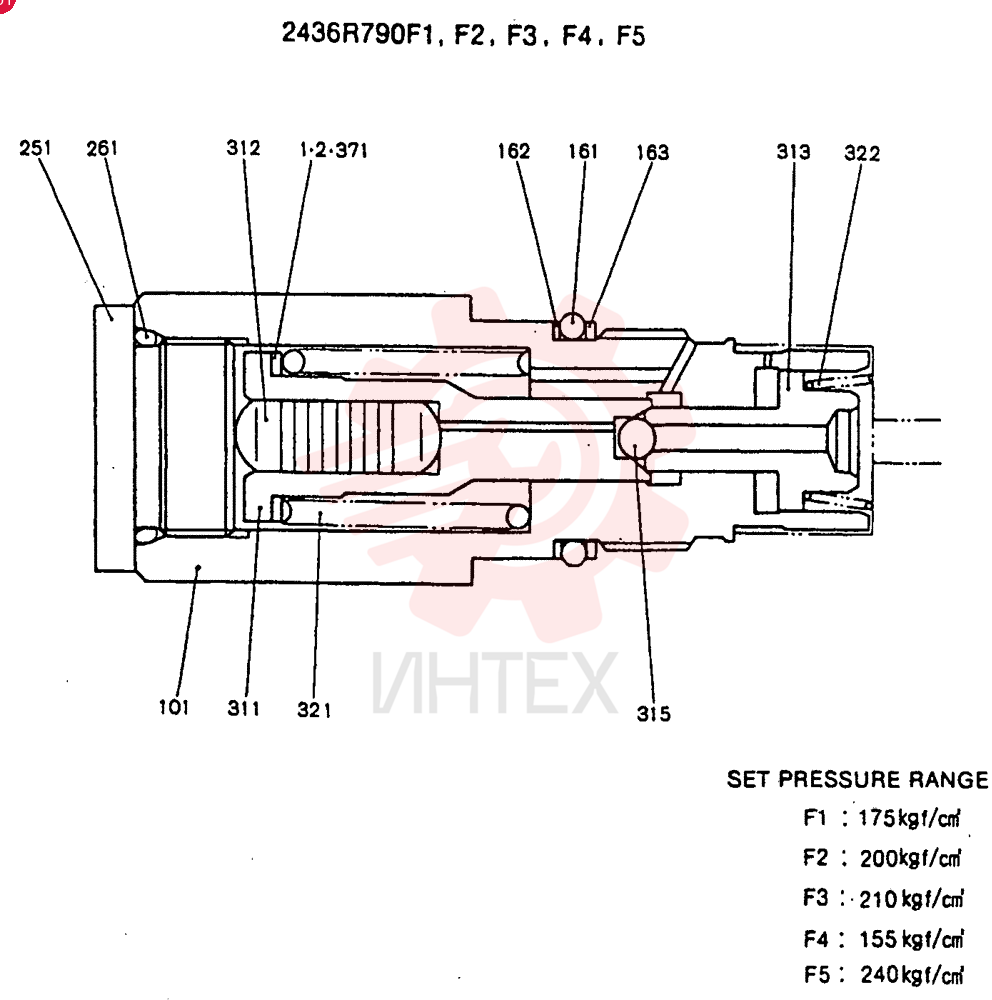 VALVE ASSY 2436R790F1