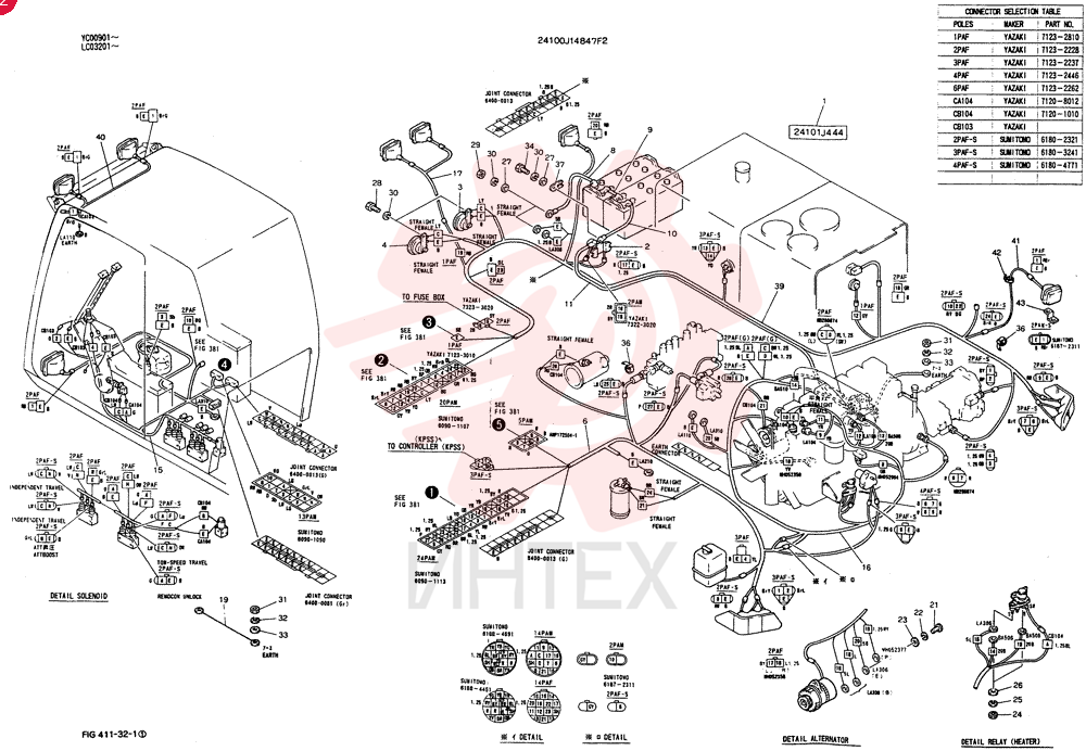 WIRING ASSY,ELEC 24100J14847F2