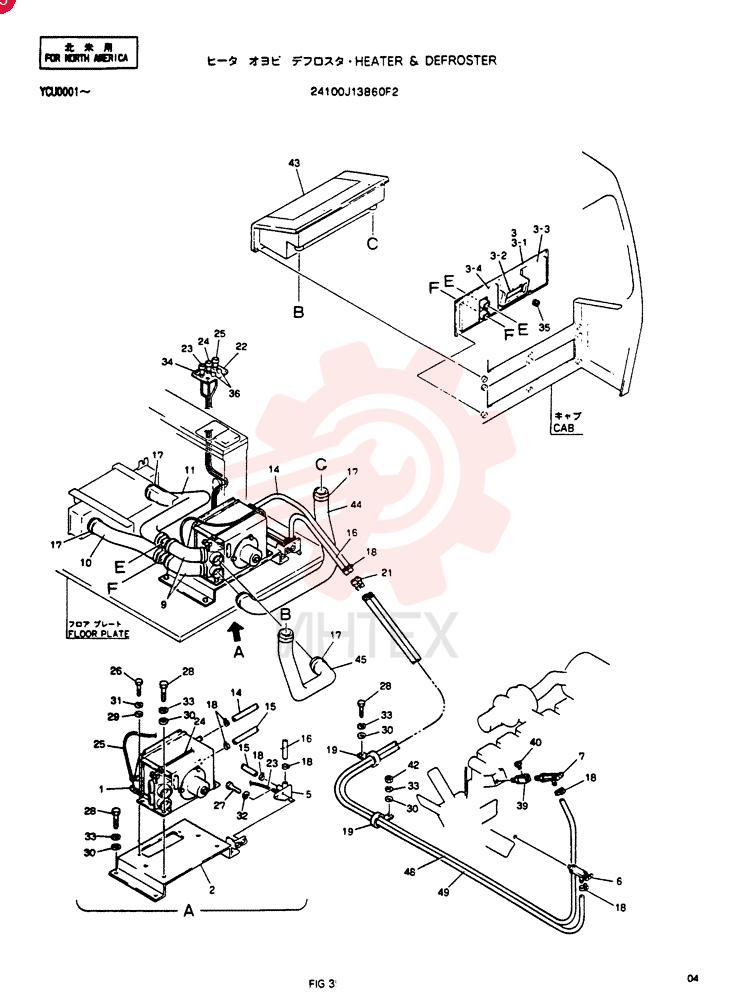 HEATER & DEFROSTER 24100J13860F2
