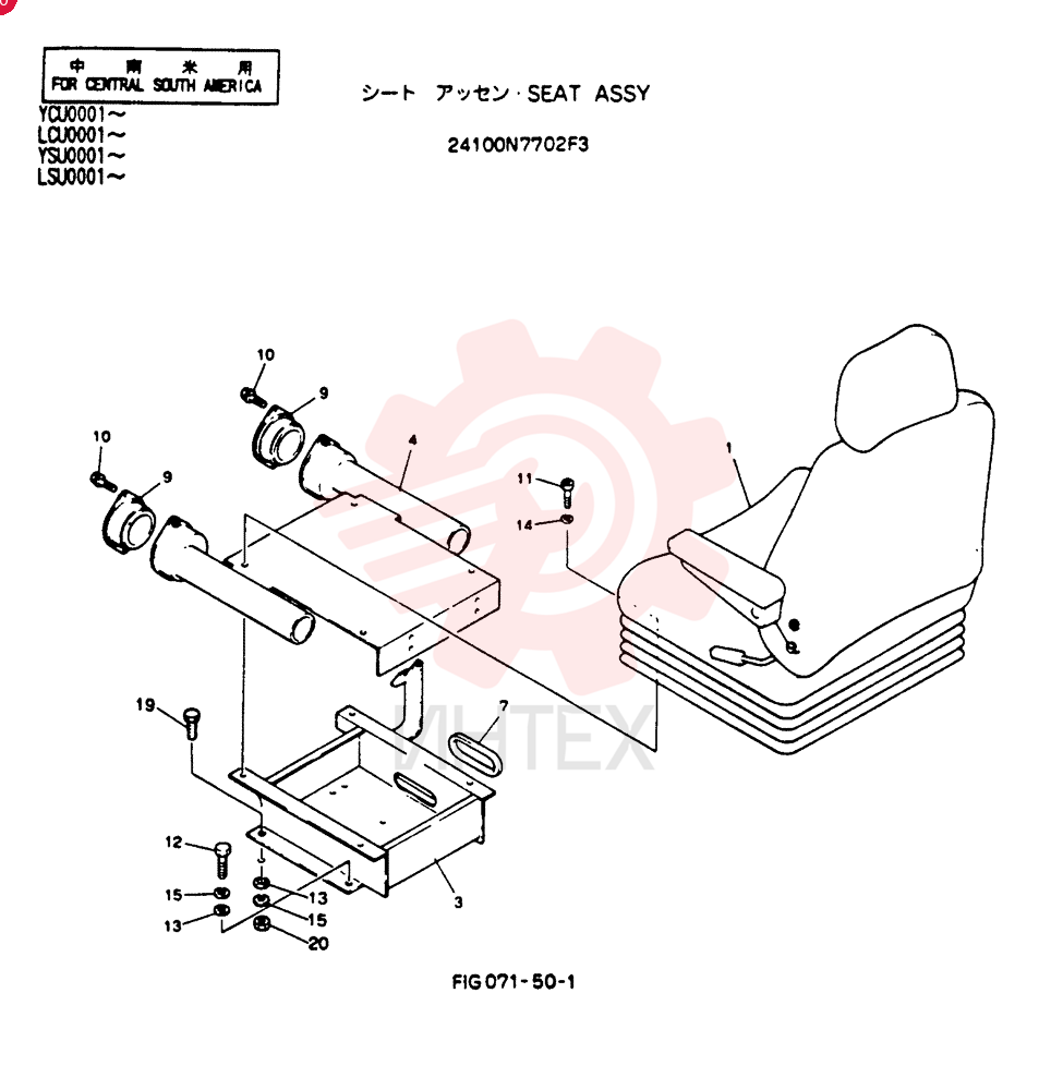 SEAT ASSY 24100N7702F3