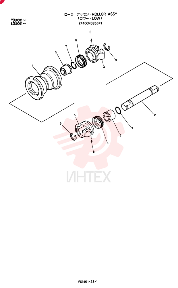 TRACK ROLLER 24100N3856F1