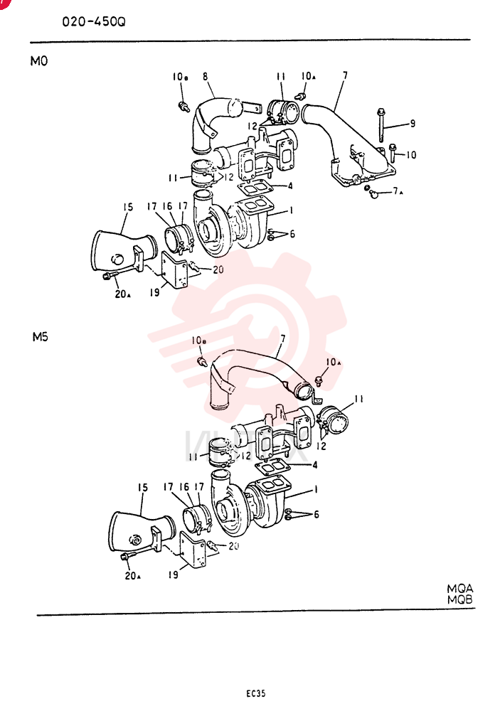 TURBOCHARGER VAME157416 (2)