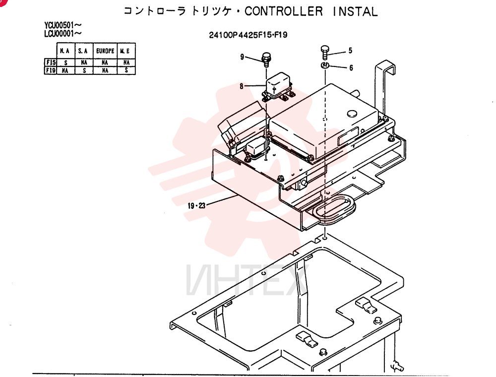 CONTROLLER INSTAL 24100P4425F15