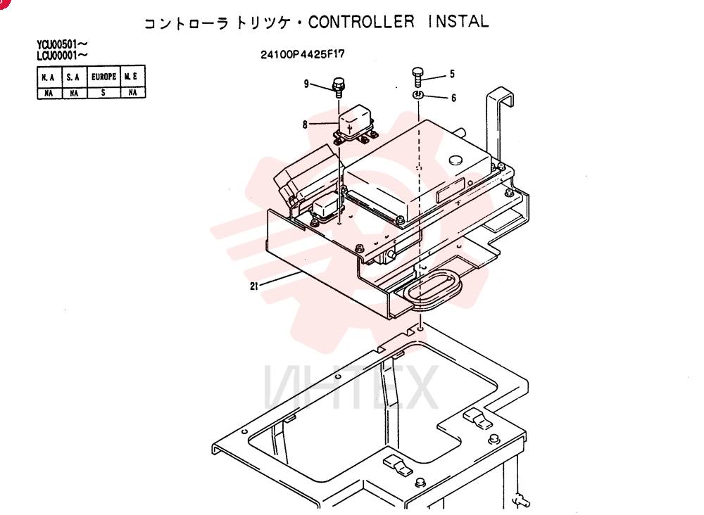 CONTROLLER INSTAL 24100P4425F17