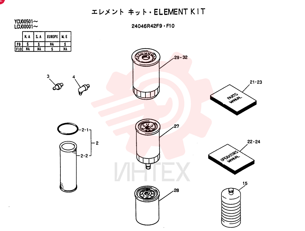 ELEMENT KIT 2404GR42F9
