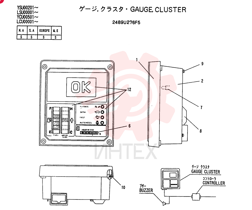 GAUGE 2489U276F5