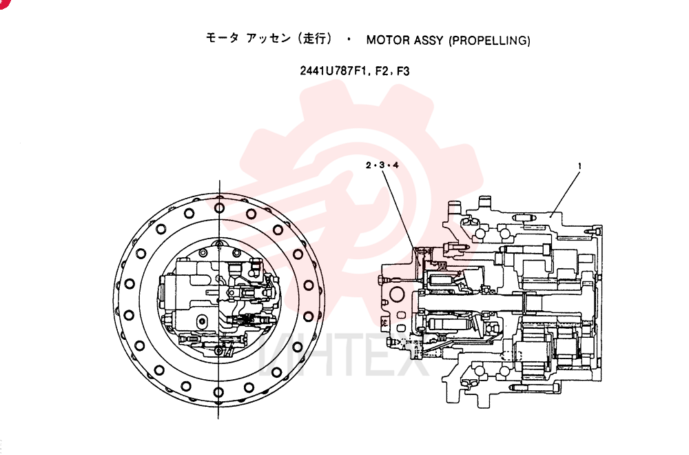 HYDRAULIC MOTOR 2441U787F1
