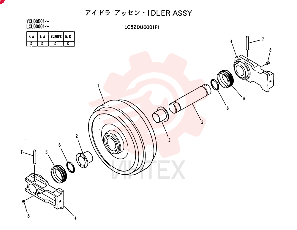 IDLER LC52DU0001F1