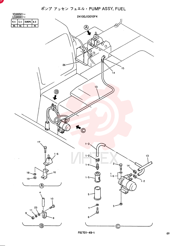 PUMP ASSY, FUEL 24100J13010F4