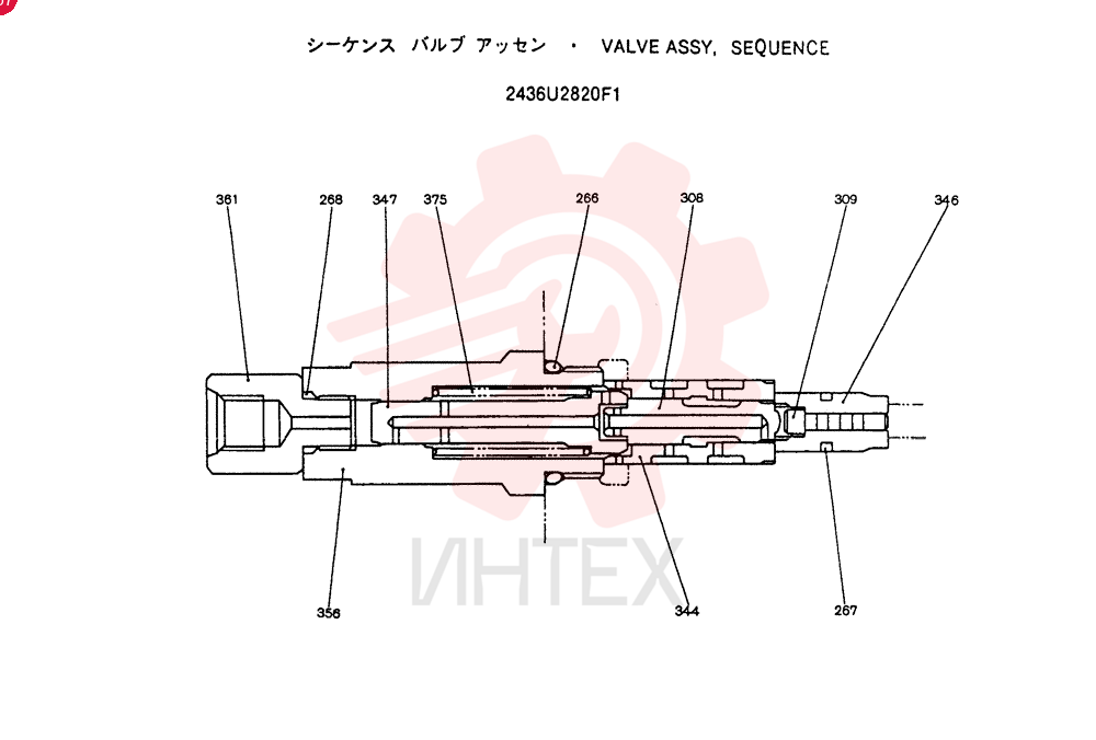 VALVE PRESSURE RELIE 2436U2820F1