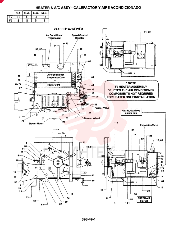 HEATER 24100U1476F2