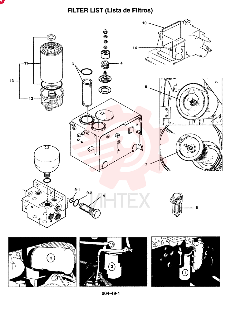 OIL COOLER FILTER YN50VU0001D5