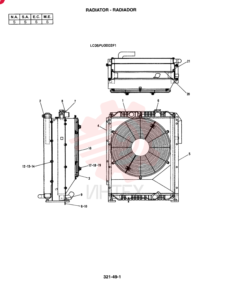 RADIATOR LC05PU0002F1