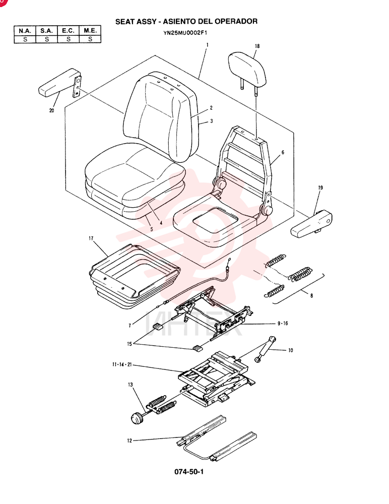 SEAT YN25MU0001S001