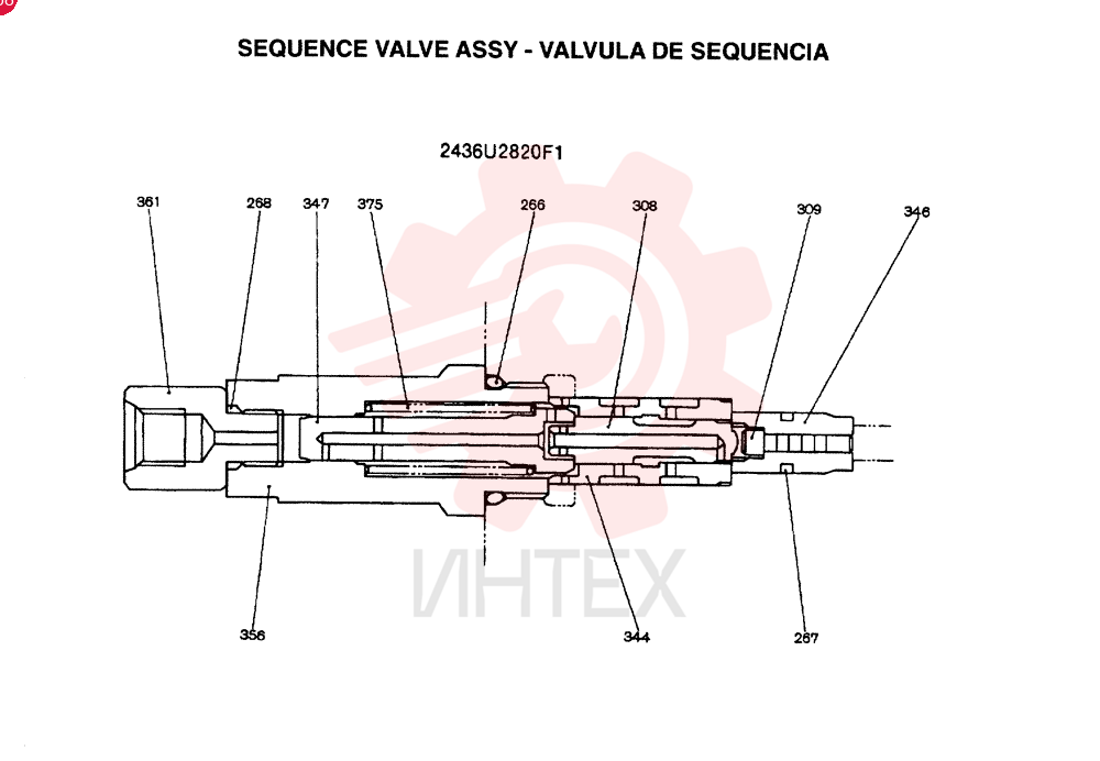 VALVE PRESSURE RELIE 2436U2820F1