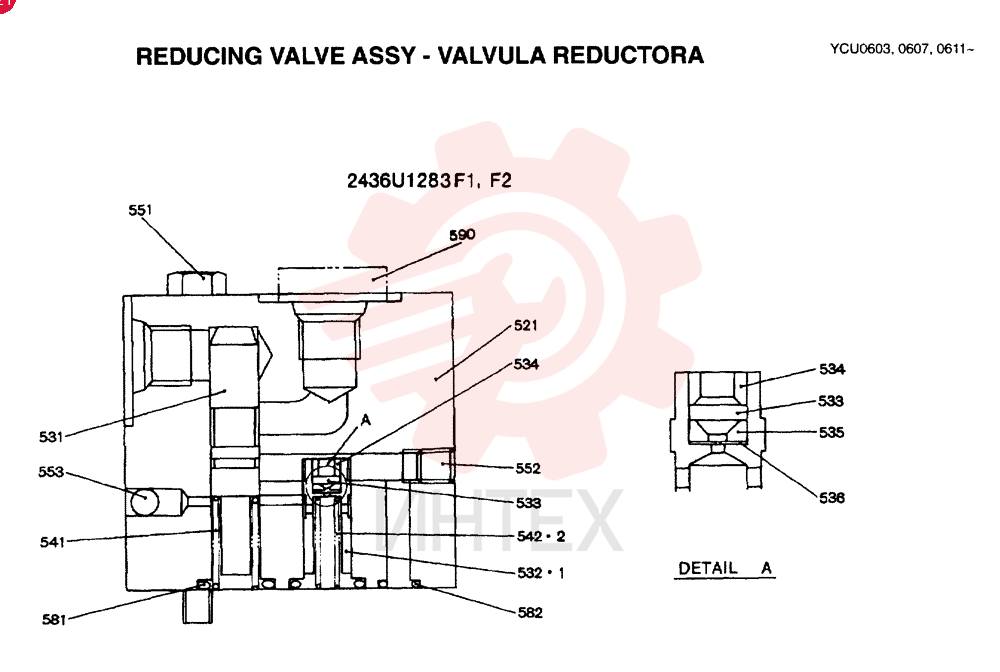 VALVE PRESSURE RELIE 2436U1283F1