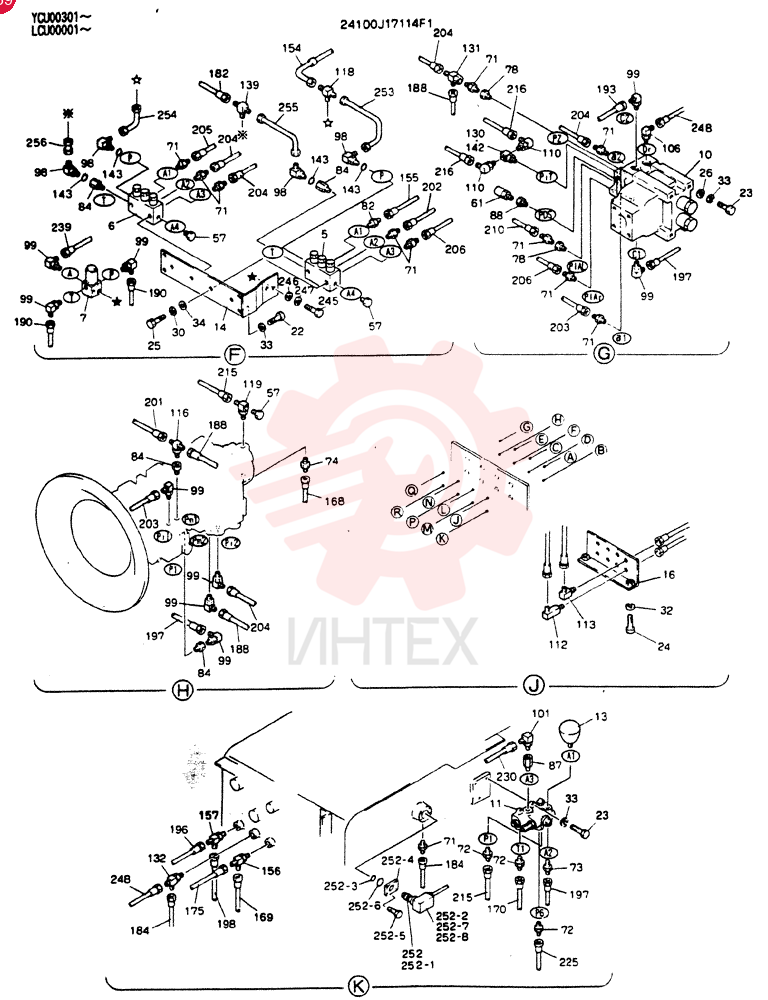 CONTROL LINES, REMOTE 24100J17114F1 (3)